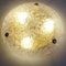 Große Massive Deckenlampe aus Muranoglas von Hillebrand, 1960er 4