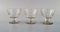 Art Deco Facet Cut Glasses from Baccarat, France, 1930s, Set of 11 2