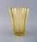 Art Deco Vase in Yellow Art Glass by Pierre d'Avesn, 1940s, Image 2