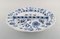 Large Antique Meissen Blue Onion Divided Bowl in Hand-Painted Porcelain, Image 5