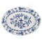 Grand Plat à Oignon Bleu Foncé Meissen en Porcelaine Peinte à la Main 1