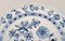 Große antike blaue Meissen Zwiebelschale oder Schale aus handbemaltem Porzellan 4