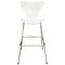 White Lacquered Model 3197 Butterfly Stool by Arne Jacobsen for Fritz Hansen, 2000s 1