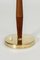 Brass and Teak Table Lamp by Hans Bergström for ASEA, 1950s, Image 8