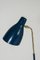 Blue Lacquered Floor Lamp from Boréns, 1950s 5