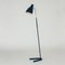 Blue Lacquered Floor Lamp from Boréns, 1950s, Image 1