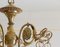 Vintage Art Nouveau Style Italian Brass Chandelier with Swarovski Crystals, 1950s, Image 7