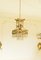 Vintage Empire Style Italian Chandelier with Porcelain Flowers, 1950s, Image 2
