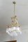 Vintage Empire Style Italian Chandelier with Porcelain Flowers, 1950s 9
