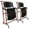 Black Painted Plywood Folding Chairs by Gerrit Rietveld for Hopmi Factory, 1930s, Set of 2, Image 1