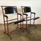 Black Painted Plywood Folding Chairs by Gerrit Rietveld for Hopmi Factory, 1930s, Set of 2 2