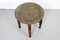 Vintage Middle Eastern Side Table with Embossed Brass Top, 1960s, Image 2
