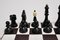 Juego de ajedrez austriaco en blanco y negro, años 70, Imagen 6
