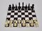 Austrian Black and White Chess Set, 1970s 1