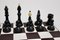 Austrian Black and White Chess Set, 1970s 7