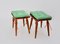 Mid-Century Austrian Cherrywood Stools, 1950s, Set of 2 4