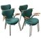 Turquoise Model 3207 Butterfly Armchairs by Arne Jacobsen for Fritz Hansen, 1990s, Set of 8 3