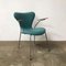 Turquoise Model 3207 Butterfly Armchairs by Arne Jacobsen for Fritz Hansen, 1990s, Set of 8 1