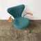 Turquoise Model 3207 Butterfly Armchairs by Arne Jacobsen for Fritz Hansen, 1990s, Set of 8 4