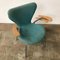 Turquoise Model 3207 Butterfly Armchairs by Arne Jacobsen for Fritz Hansen, 1990s, Set of 8 2