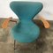 Turquoise Model 3207 Butterfly Armchairs by Arne Jacobsen for Fritz Hansen, 1990s, Set of 4 19