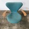 Turquoise Model 3207 Butterfly Armchairs by Arne Jacobsen for Fritz Hansen, 1990s, Set of 4, Image 11