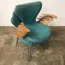 Turquoise Model 3207 Butterfly Armchairs by Arne Jacobsen for Fritz Hansen, 1990s, Set of 4 4