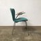 Turquoise Model 3207 Butterfly Armchairs by Arne Jacobsen for Fritz Hansen, 1990s, Set of 4 16