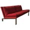 Red Chrome Base Sofa by Dick Lookman for Bas Van Pelt, 1970s, Image 1