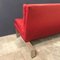 Red Chrome Base Sofa by Dick Lookman for Bas Van Pelt, 1970s 5