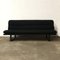Black Base and Black Fabric 3-Seater Sofa by Kho Liang Ie & Wim Crouwel for Artifort, 1970s 5