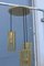 Yellow Murano Glass and Brass Ceiling Lamps from Mazzega, 1970s, Set of 2 9