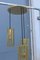 Yellow Murano Glass and Brass Ceiling Lamps from Mazzega, 1970s, Set of 2, Image 9