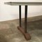 Industrial Round Curve Top Dining Table, 1950s 11