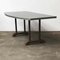 Industrial Round Curve Top Dining Table, 1950s 3