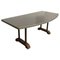 Industrial Round Curve Top Dining Table, 1950s, Image 1