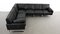 German Black Leather Modular Conseta Sofa from Cor, 1960s, Set of 6 4