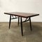 Red Brown Wooden Top Pirkka Dining Table & Bench Set by Ilmari Tapiovaara for Artek, 1960s, Set of 2 2