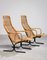 Rattan Lounge Chairs by Dirk van Sliedregt for Gebroeders Jonkers Noordwolde, 1960s, Set of 2 1