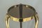 Art Deco Hammered Plant Stand with Black Glass, 1920s, Image 15