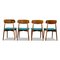 Mid-Century Oak Dining Chairs by Harry Østergaard for Randers Møbelfabrik, Set of 4 2