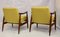 Yellow Fabric Model GFM-87 Lounge Chairs by Juliusz Kedziorek for Gościcińskie Fabryki Mebli, 1960s, Set of 2 12