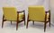 Yellow Fabric Model GFM-87 Lounge Chairs by Juliusz Kedziorek for Gościcińskie Fabryki Mebli, 1960s, Set of 2, Image 12