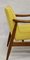 Yellow Fabric Model GFM-87 Lounge Chairs by Juliusz Kedziorek for Gościcińskie Fabryki Mebli, 1960s, Set of 2, Image 2