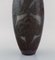 Große Jugendstil Höganäs Vase aus glasierter Keramik, 1920er 4