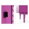 Purple Lacquered Wood Console Table, 1960s, Image 4