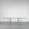Glass Dining Table by Gallotti & Radice, Italy, 1970s 2