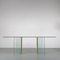 Glass Dining Table by Gallotti & Radice, Italy, 1970s 4