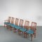 Chaises de Salon en Teck par Kai Kristiansen pour Schou Andersen Møbelfabrik A / S, Danemark, 1970s, Set de 6 2