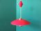 Vintage Danish Red Pendant Lamp,1950s 4